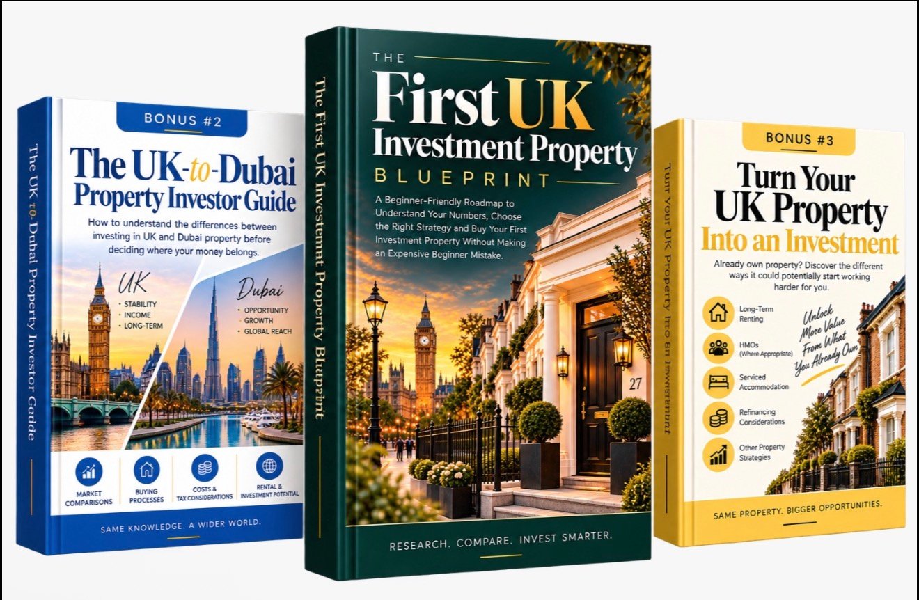 The First UK Investment Property Blueprint with its three bonus guides